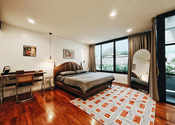 4br Modern Art With Free Wi-fi Netflix Vinyl * Bangkok